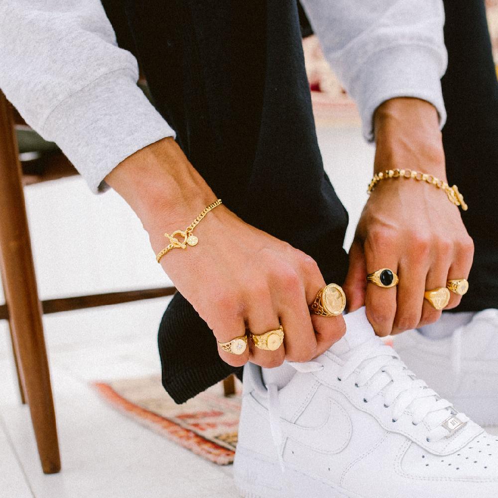 Chained & Able Micro Cuban T-Bar Bracelet BRACELETS