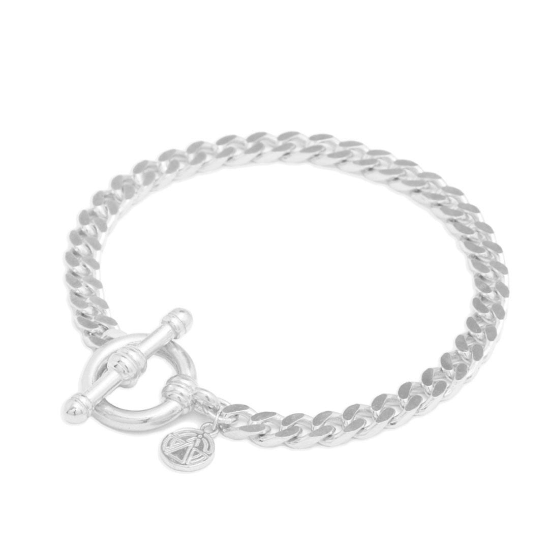 chained & able Mini Cuban T-Bar Bracelet BRACELETS