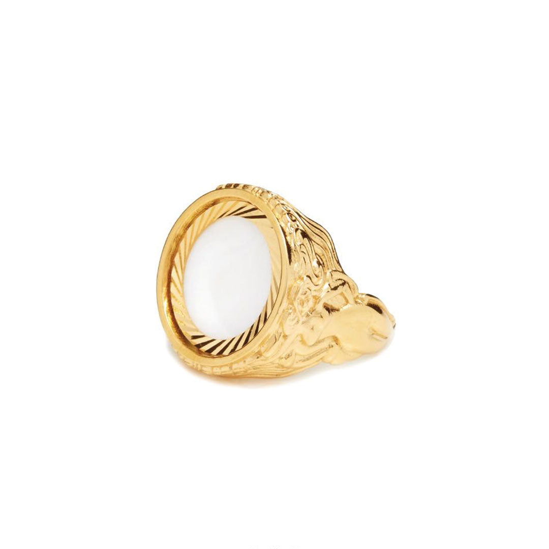 Chained & Able Mini Siren Pearl Sovereign RINGS
