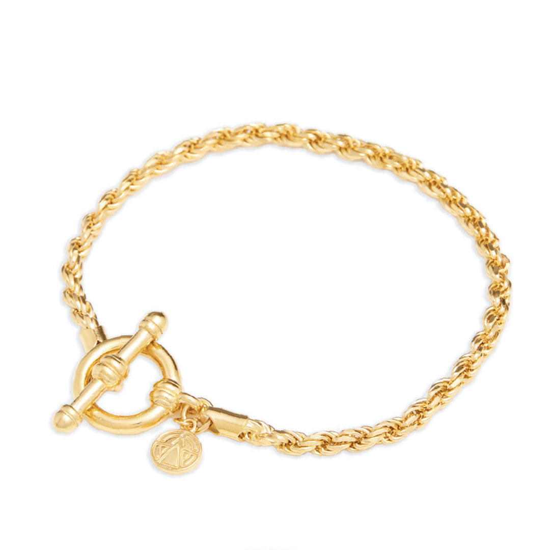 Chained & Able Rope Chain T-Bar Bracelet BRACELETS