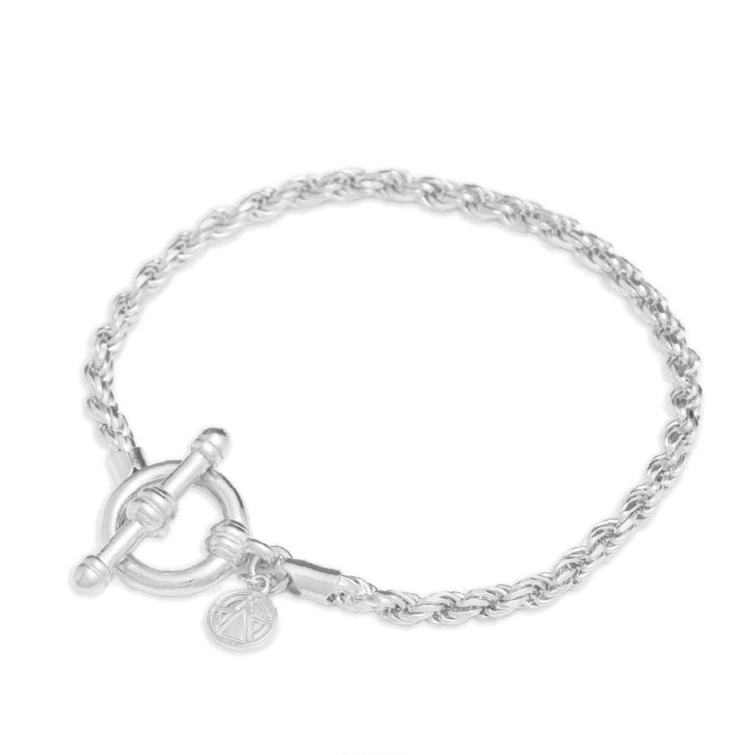 chained & able Rope Chain T-Bar Bracelet BRACELETS