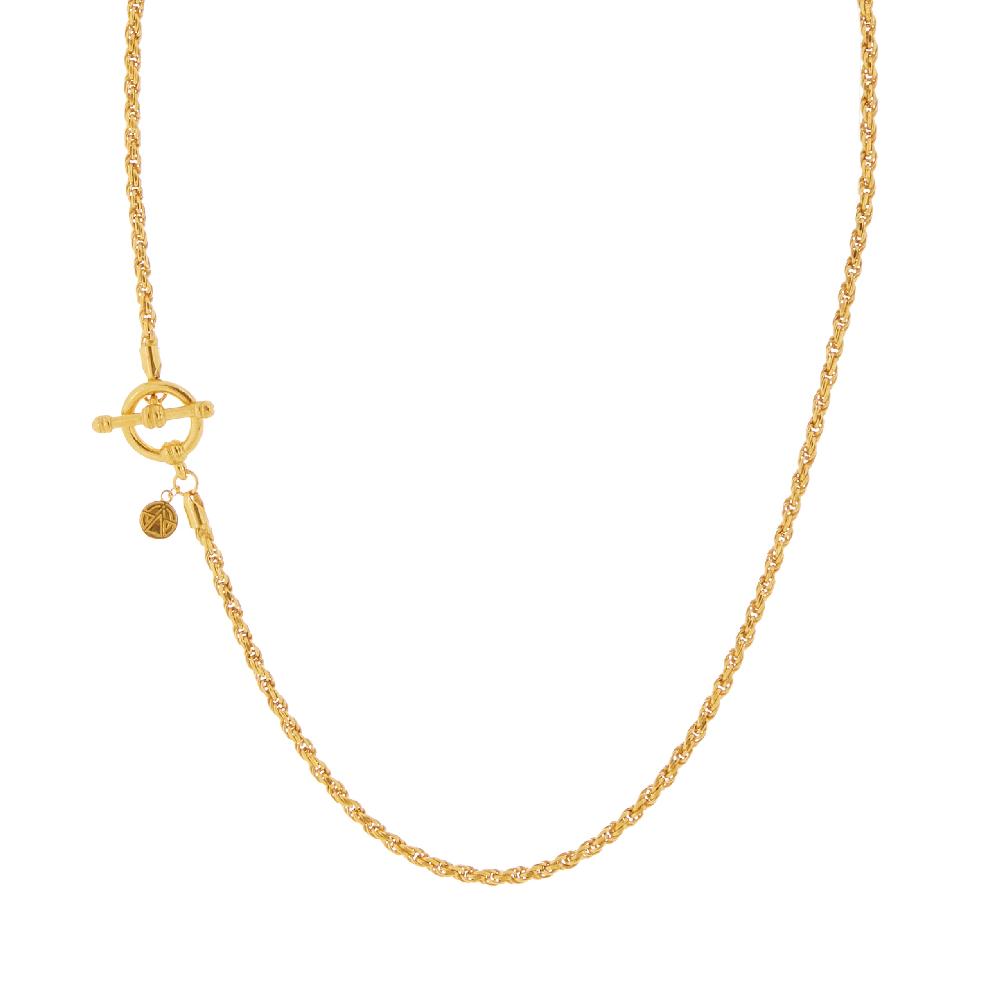 Chained & Able Rope Chain T-Bar NECKLACES