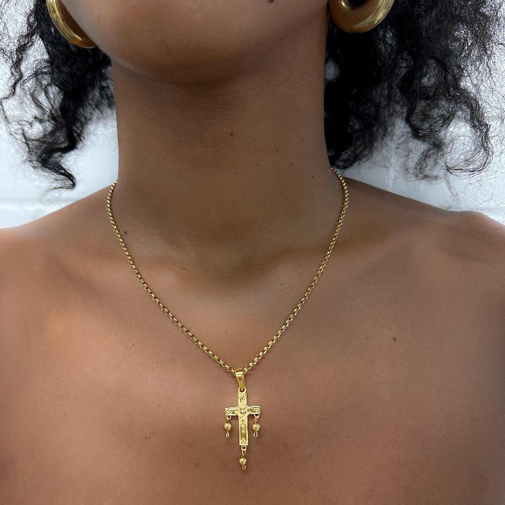 Chained & Able Rosary Crucifix Chain NECKLACES