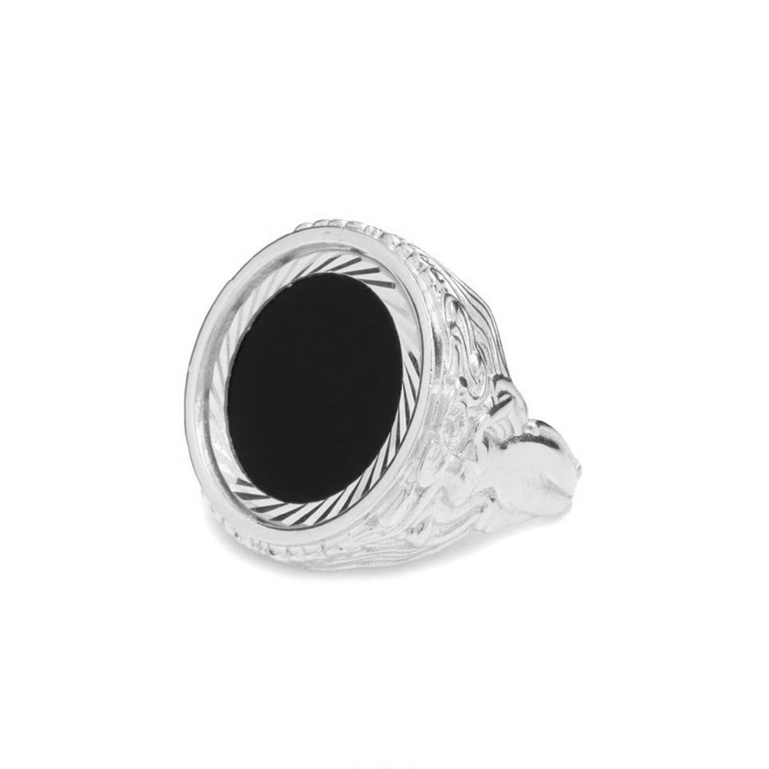 chained & able Siren Onyx Sovereign Ring RINGS