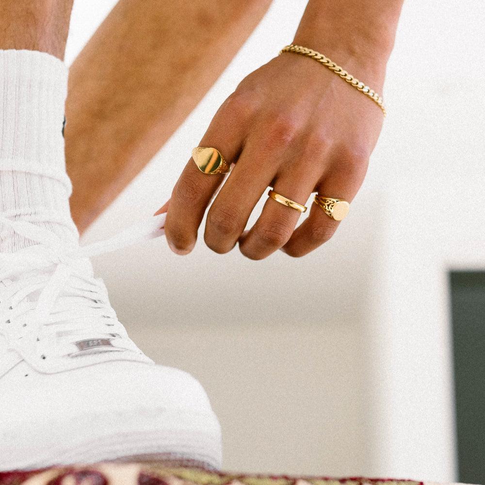 Chained & Able Slim Plain Band RINGS