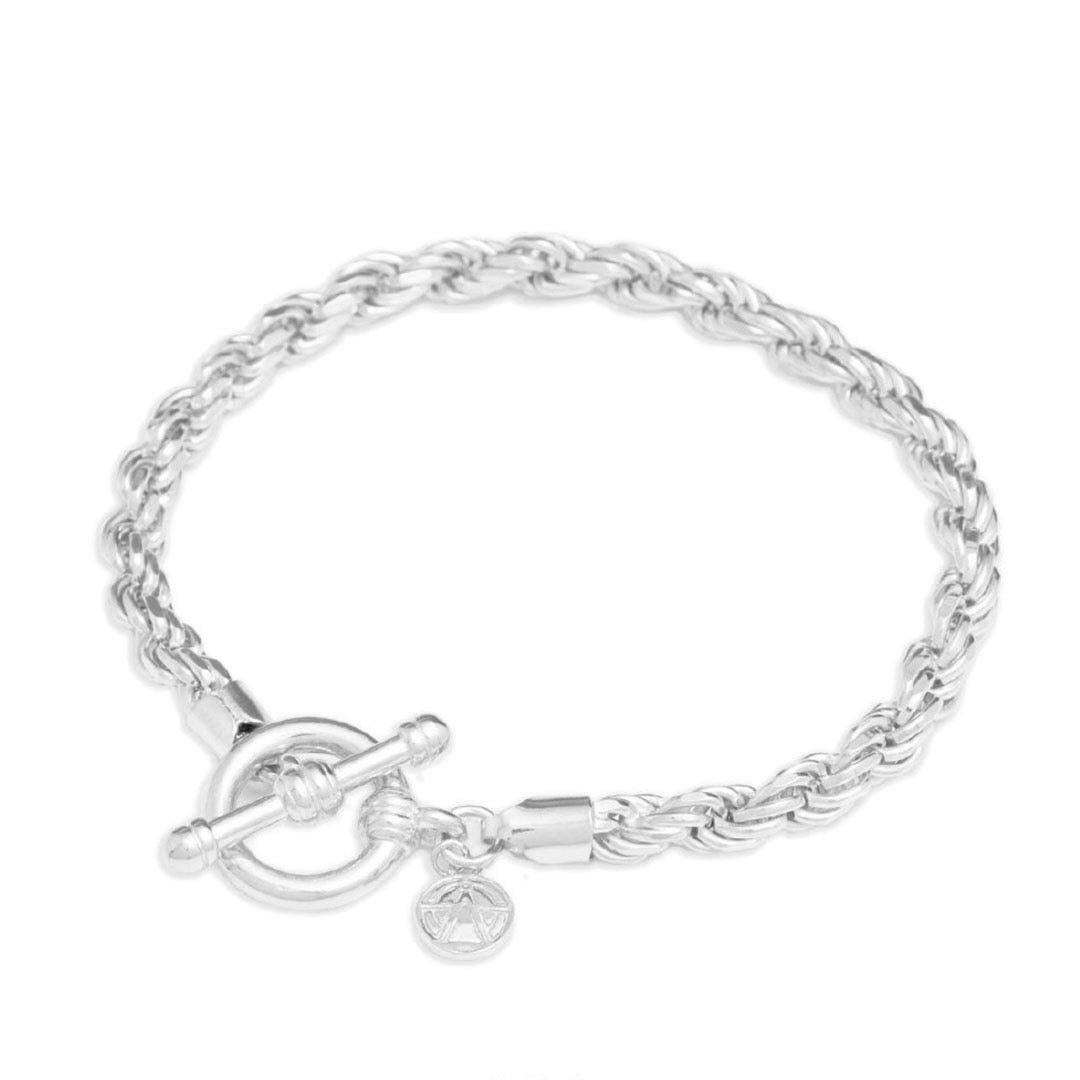 chained & able Chunky Rope Chain T-Bar Bracelet BRACELETS