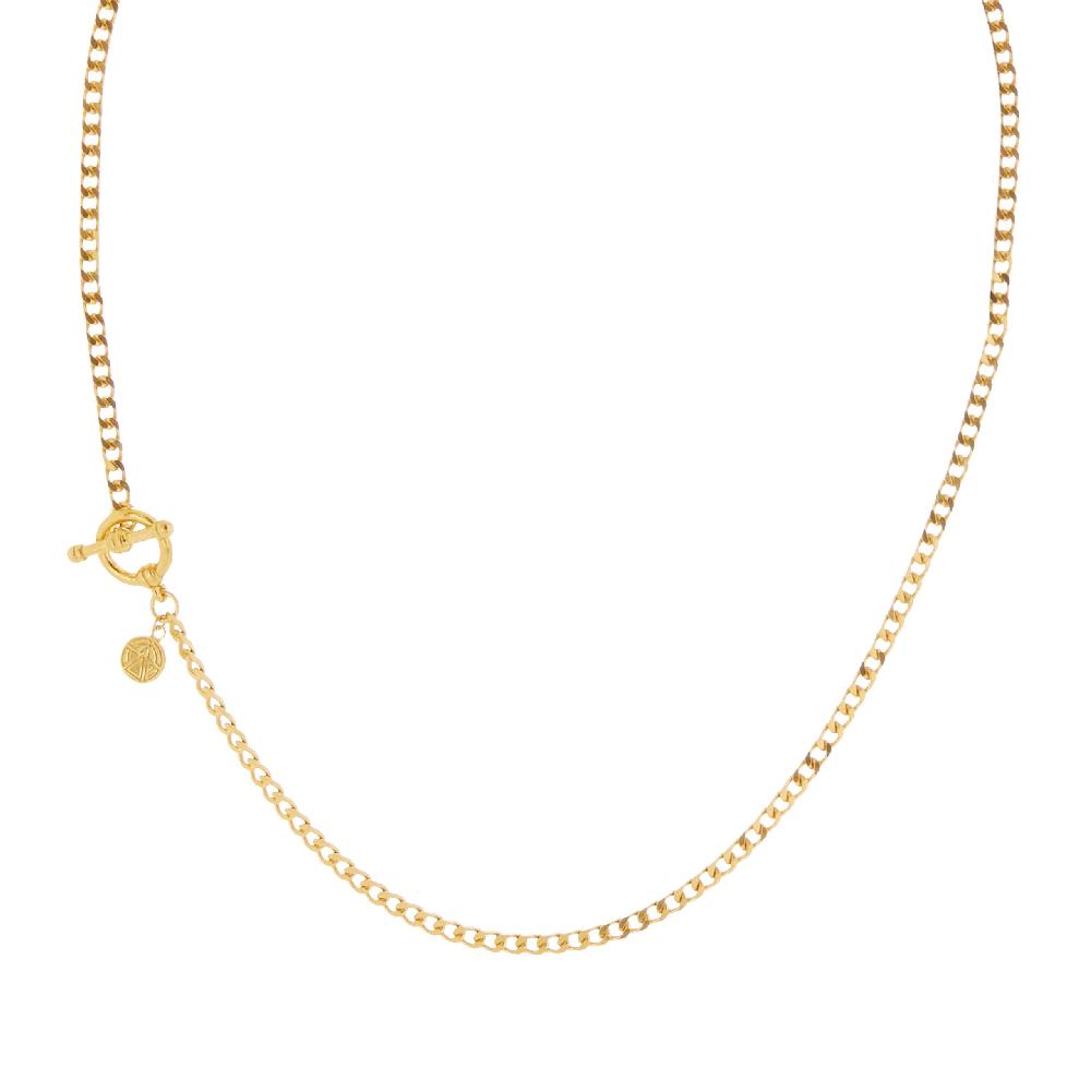 Chained & Able Micro Cuban Link T-Bar Chain NECKLACES