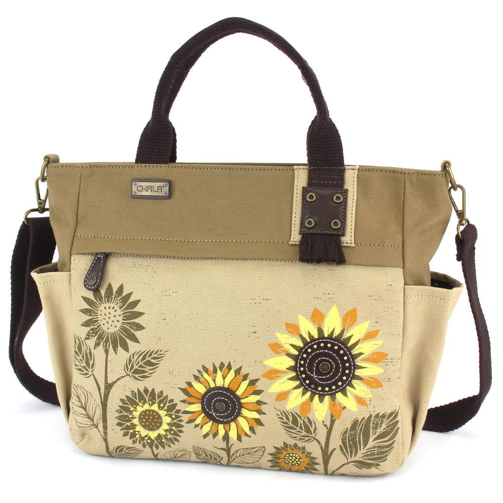 chala Canvas Print Pocket Tote - Sunflower