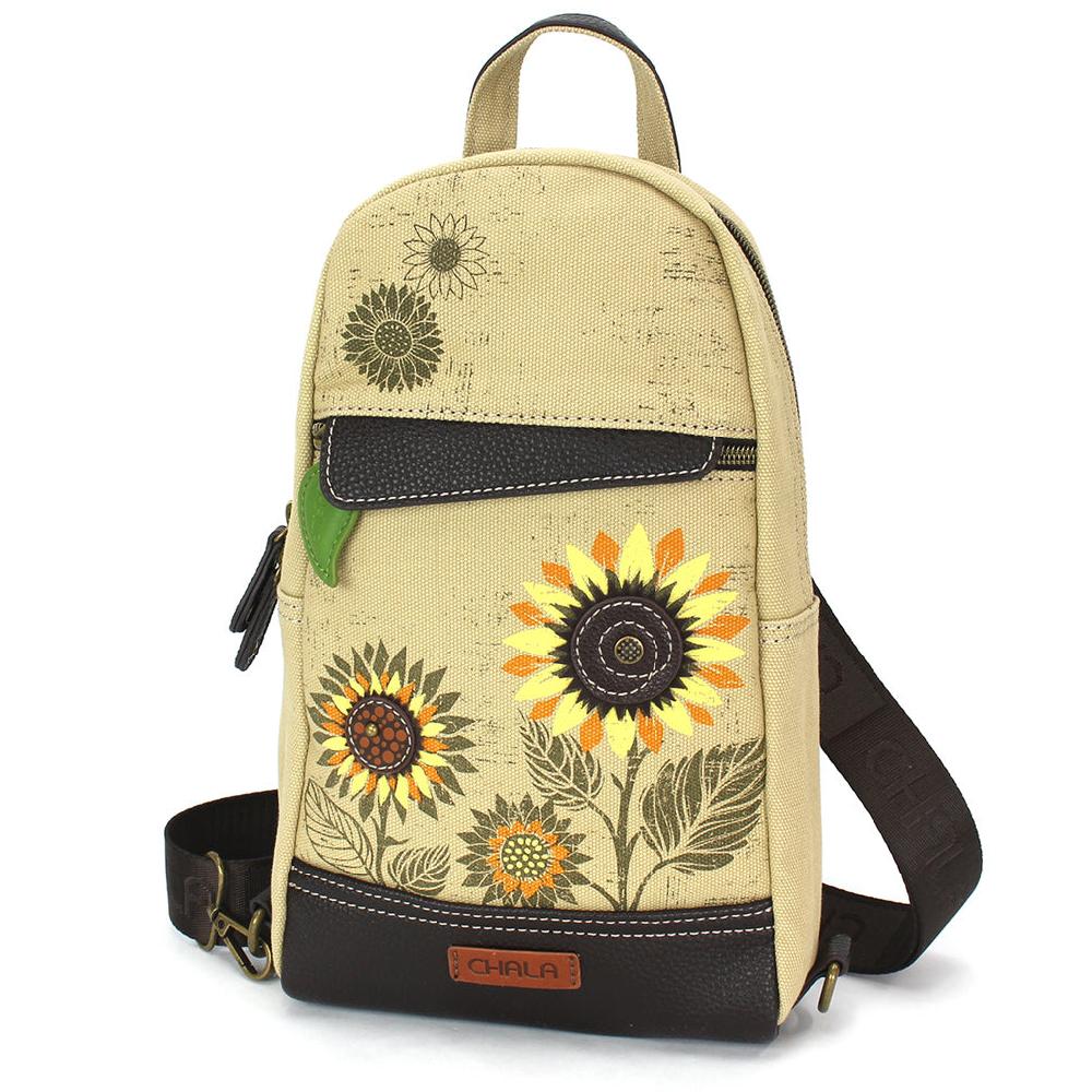 chala Canvas Sling Bag - Sunflower
