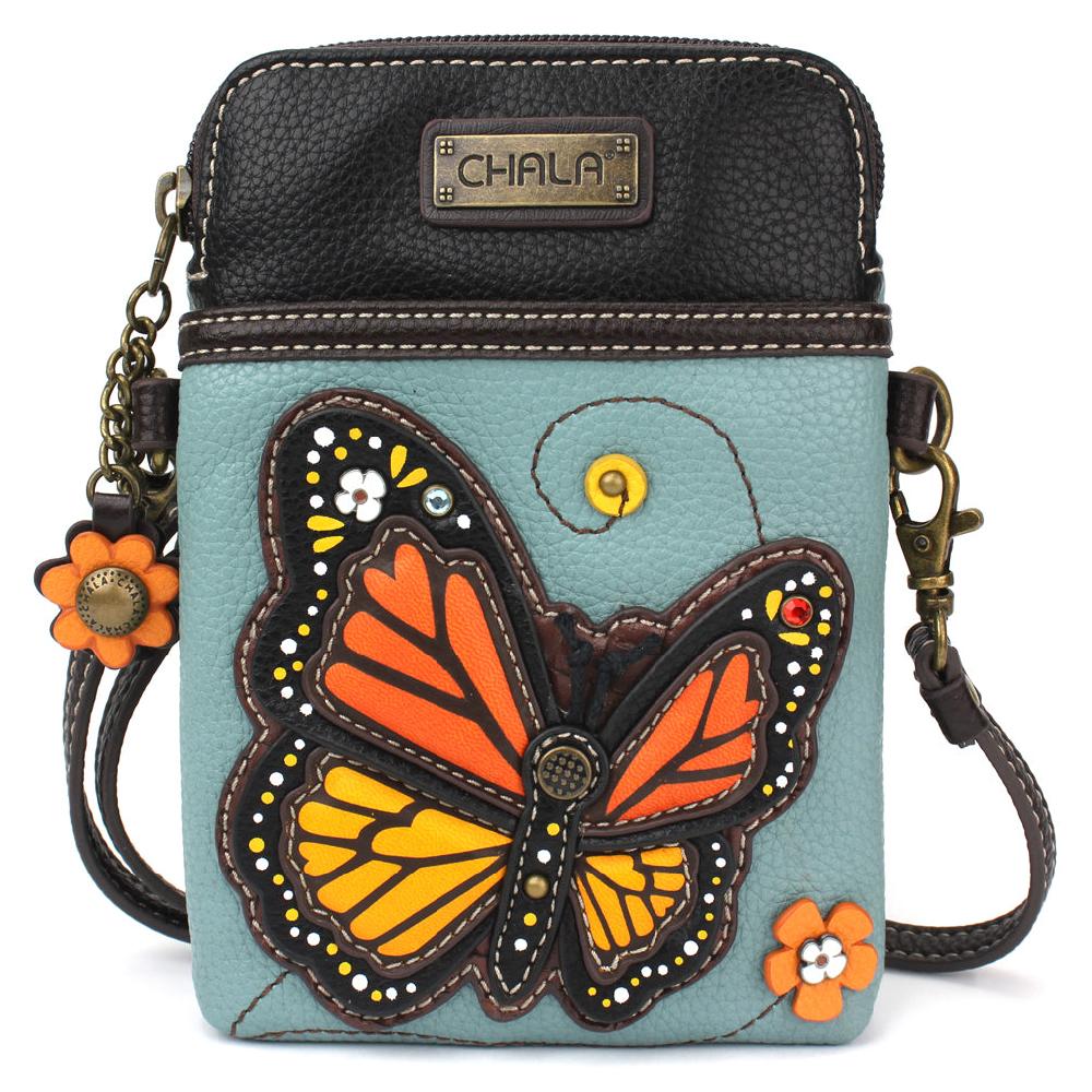 chala Cellphone Xbody - Monarch Butterfly