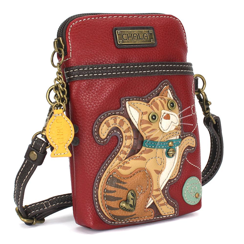 Chala Cellphone Xbody - Orange Tabby Cat