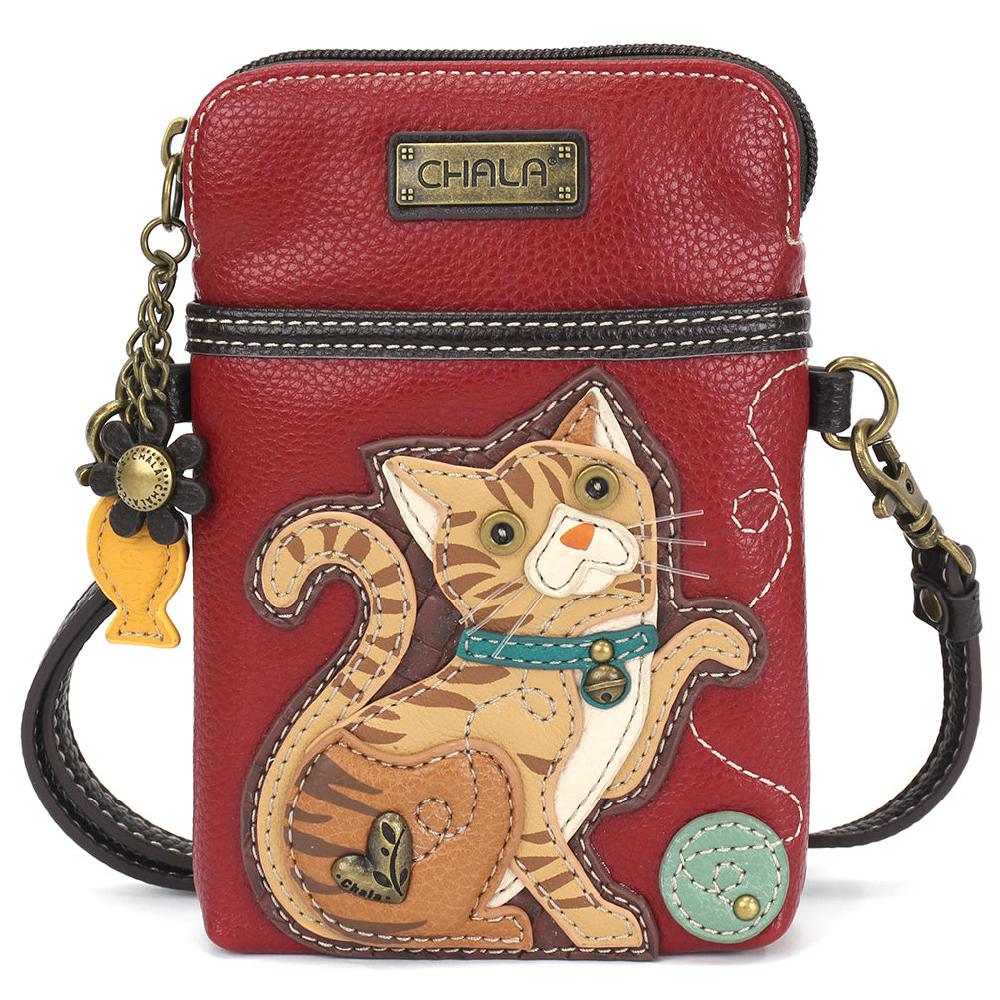 chala Cellphone Xbody - Orange Tabby Cat