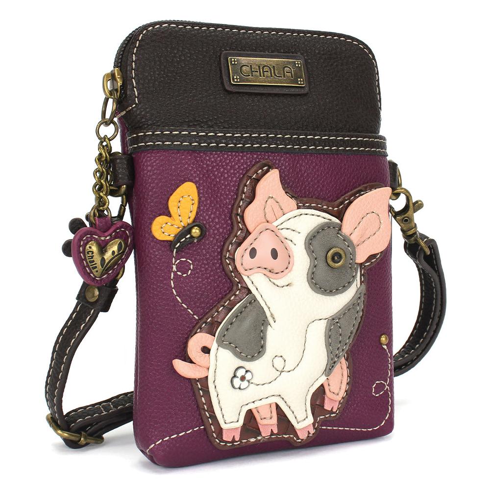 Chala Cellphone Xbody - Spotted Pink Pig