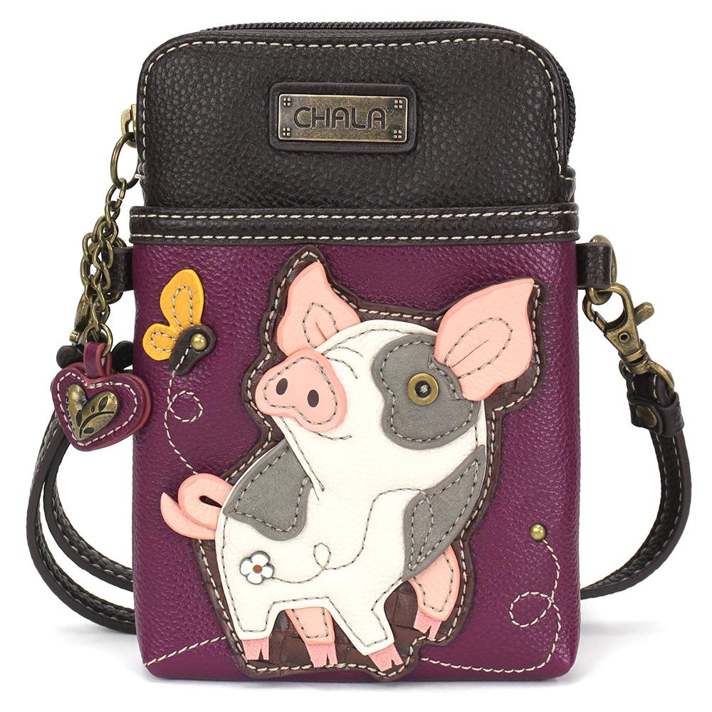 chala Cellphone Xbody - Spotted Pink Pig