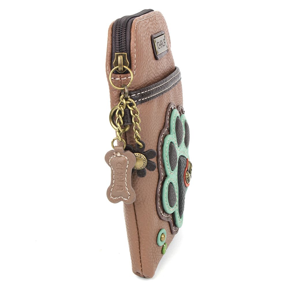 Chala Cellphone Xbody - Teal Pawprint