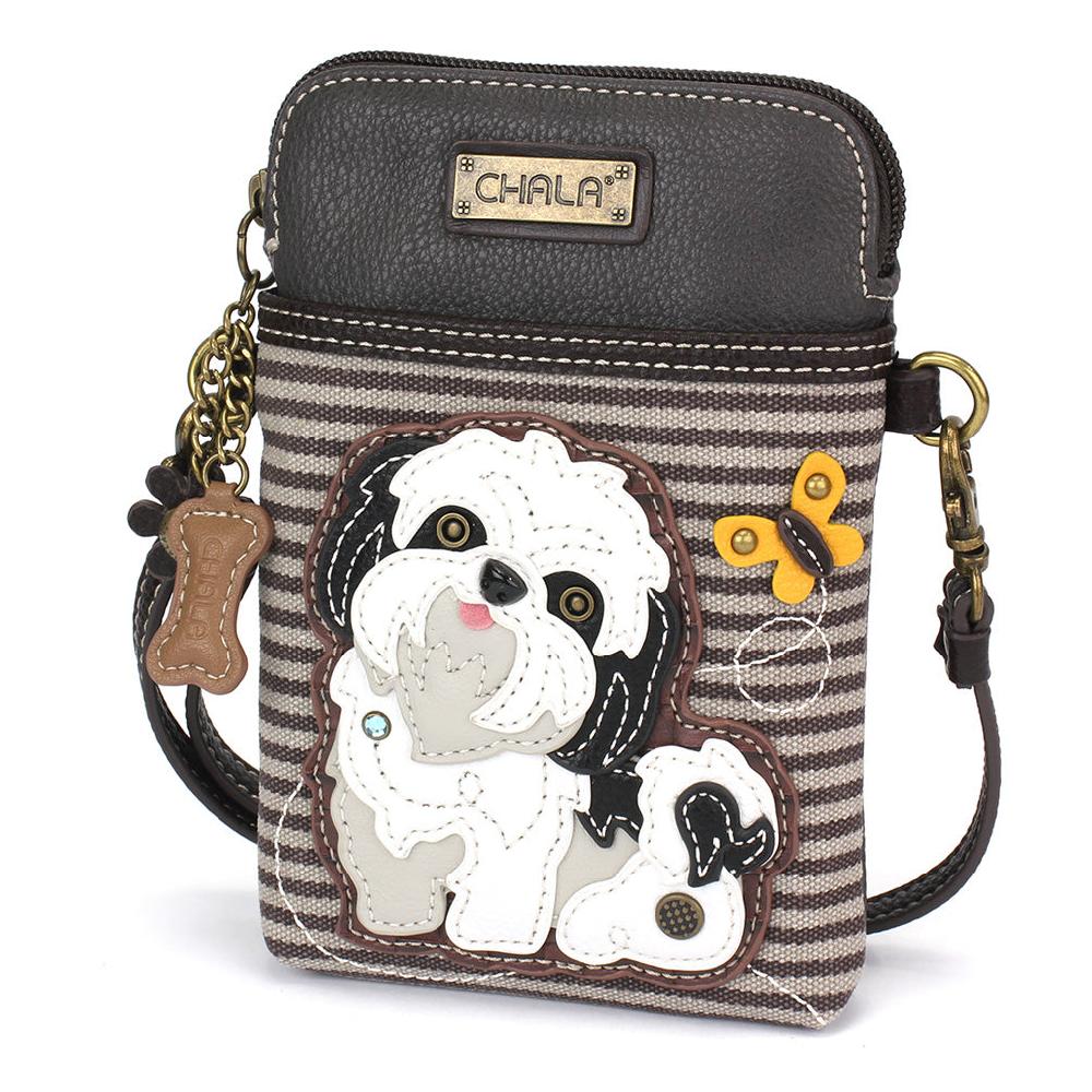 Chala Cellphone Xbody - White Shih Tzu