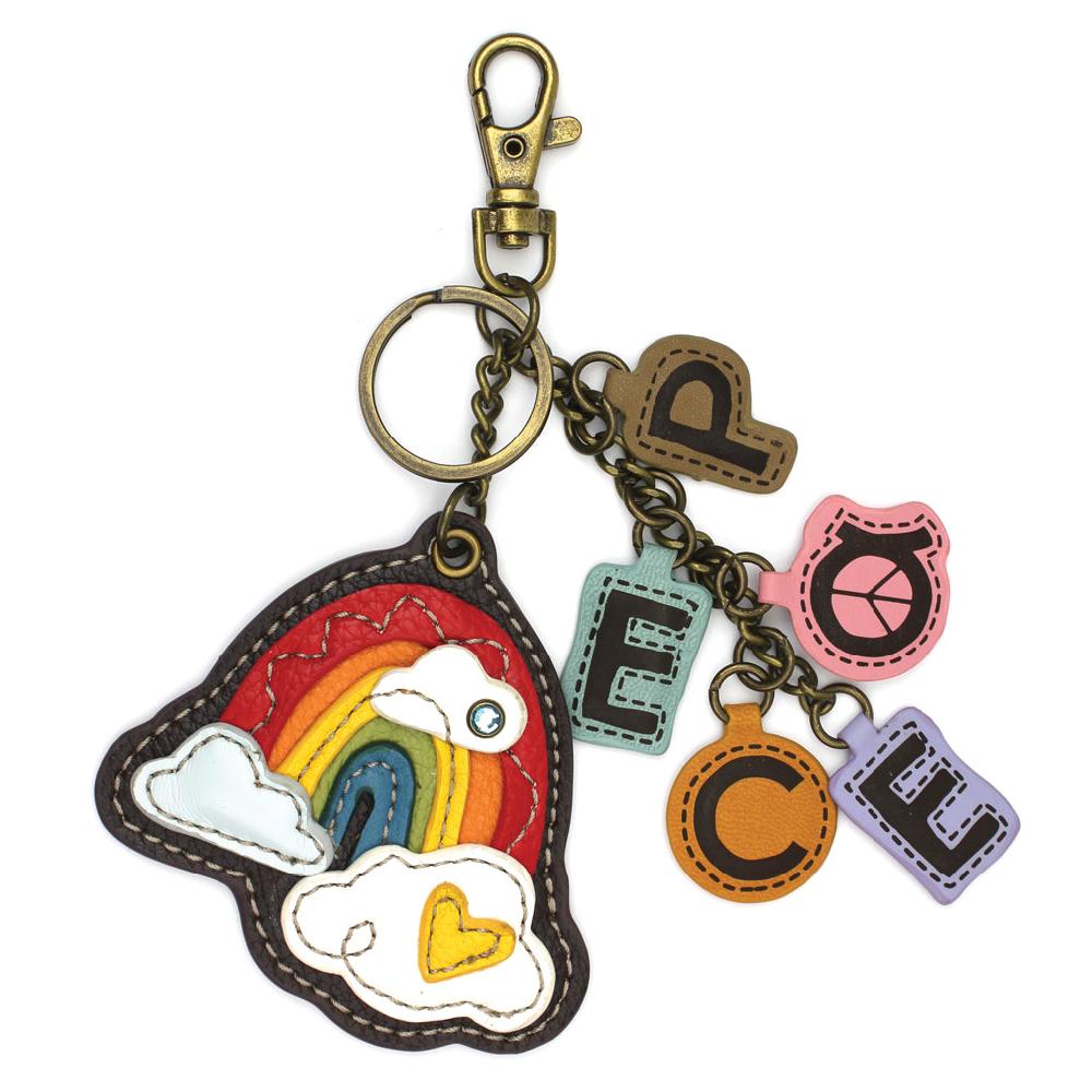 chala Charming Chams Keychain - Rainbow+PEACE