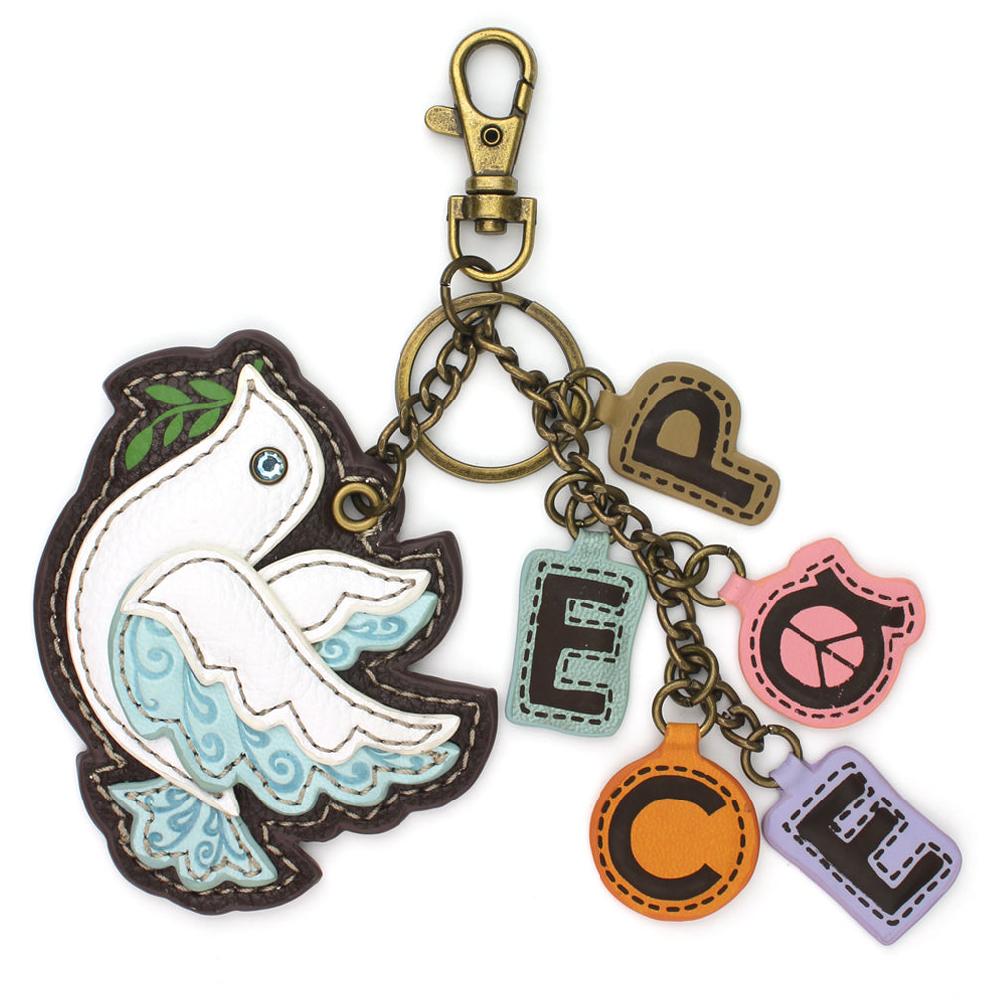 chala Charming Charms Keychain - Dove+PEACE