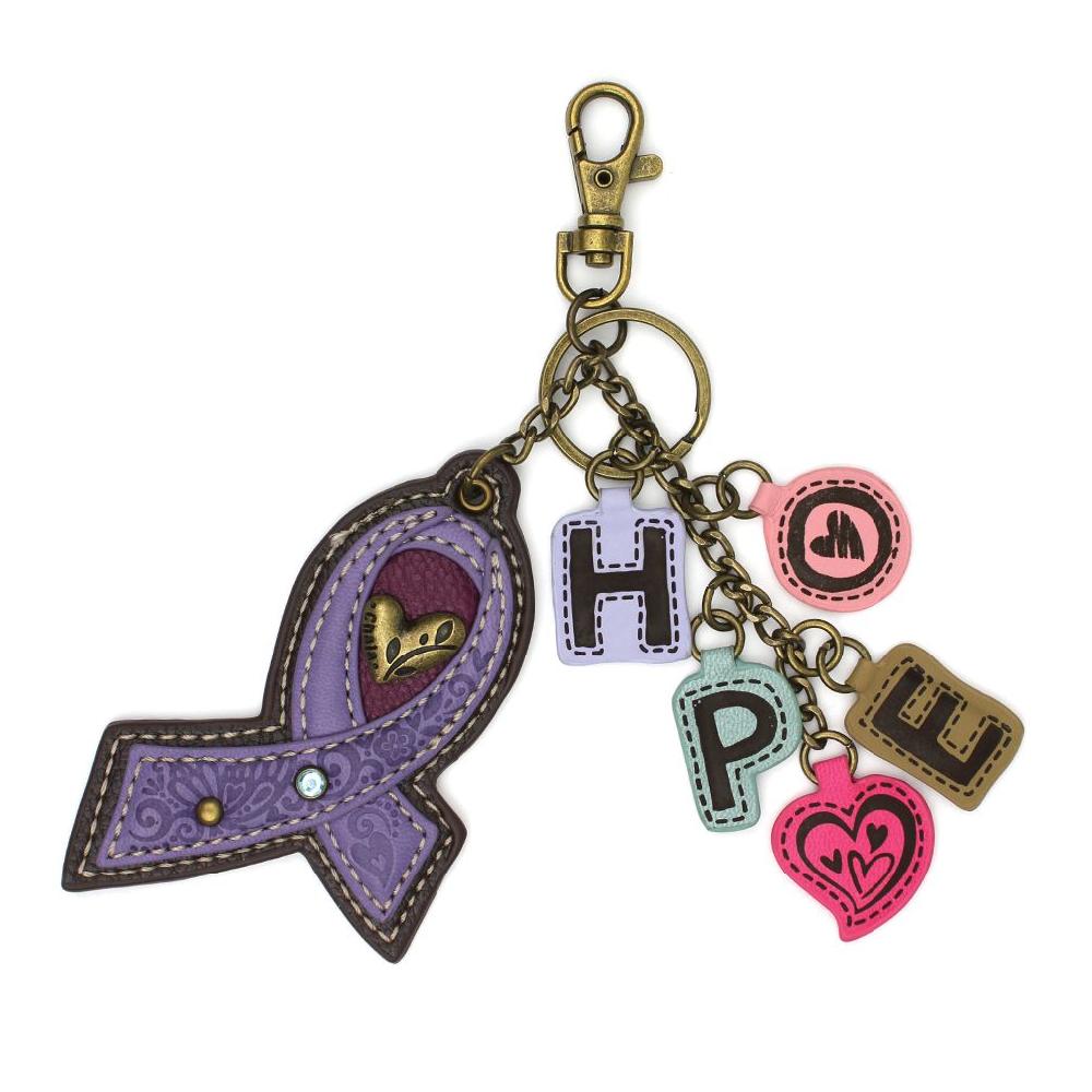 chala Charming Charms Keychain - Ribbon - lavender