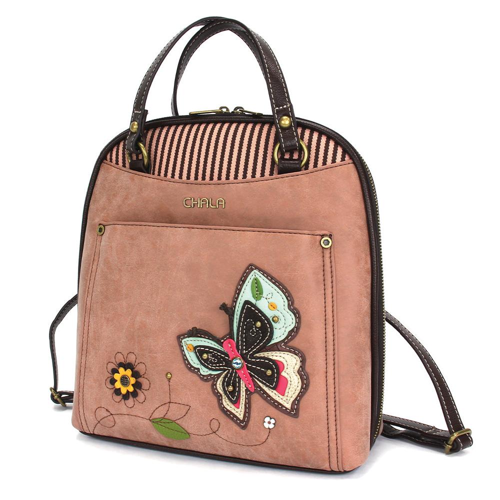 chala Convertible Backpack Purse - Butterfly