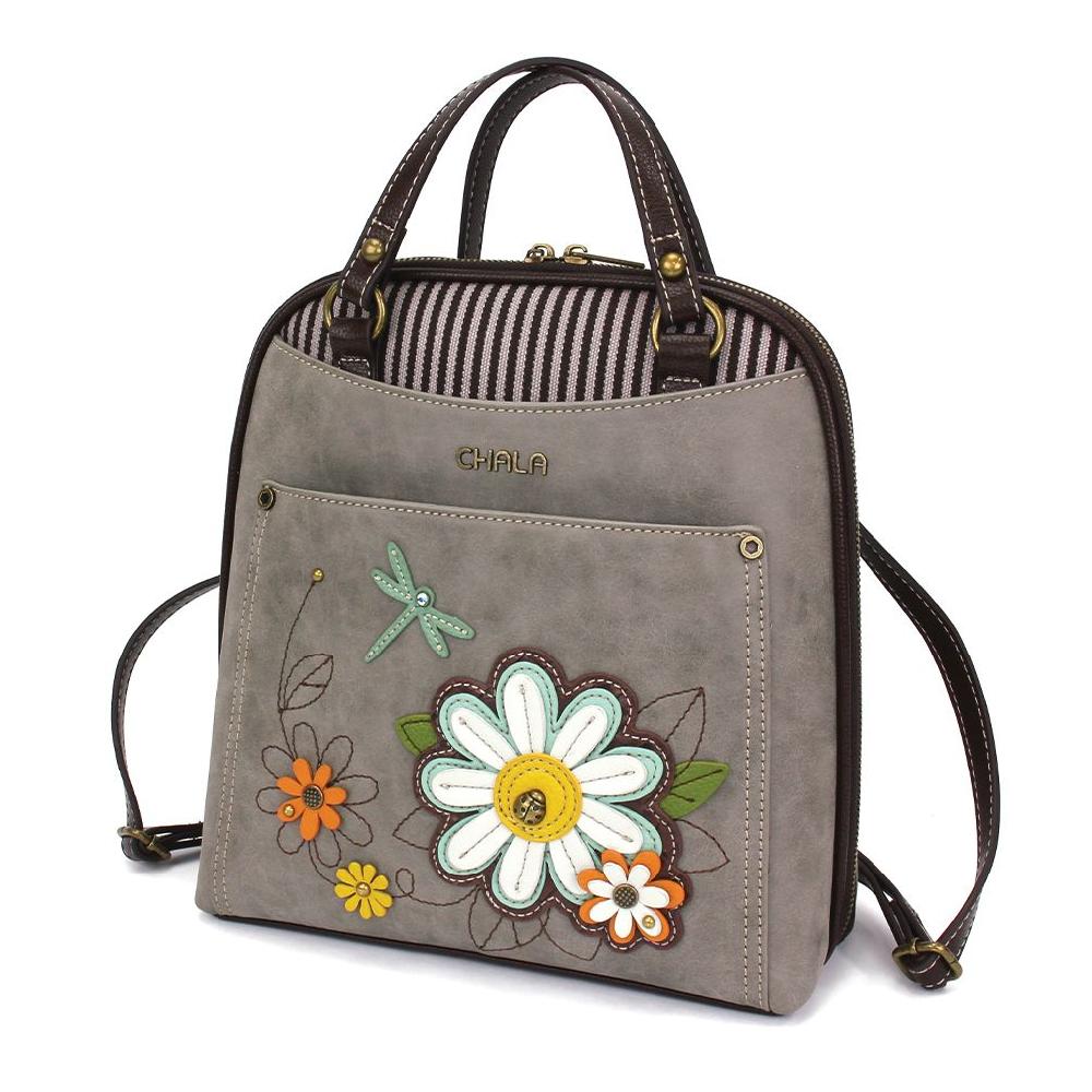chala Convertible Backpack Purse - Daisy