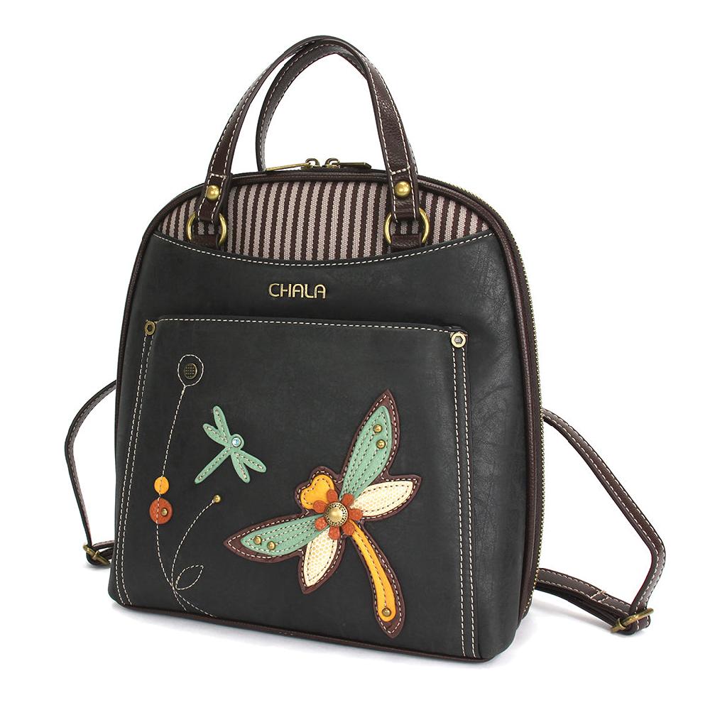 chala Convertible Backpack Purse - Dragonfly
