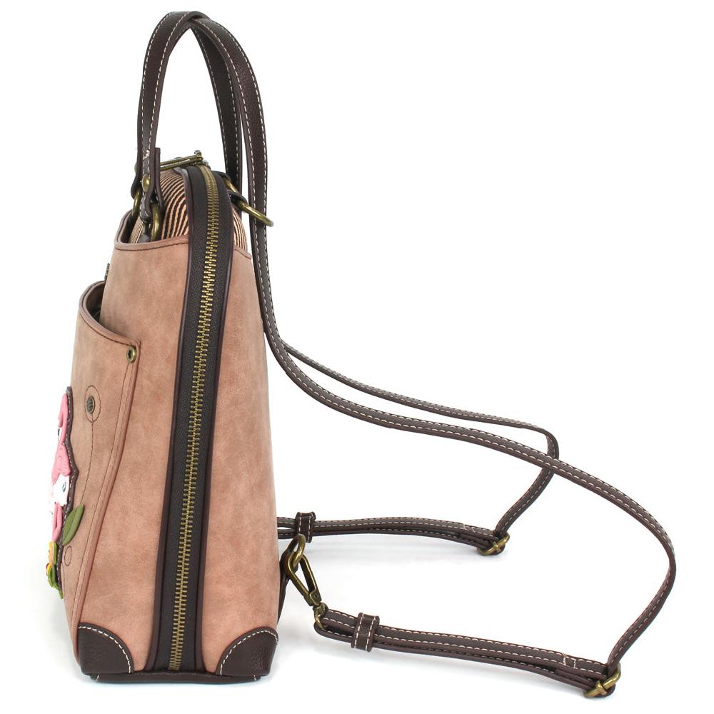 Chala Convertible Backpack Purse - Flamingo Group