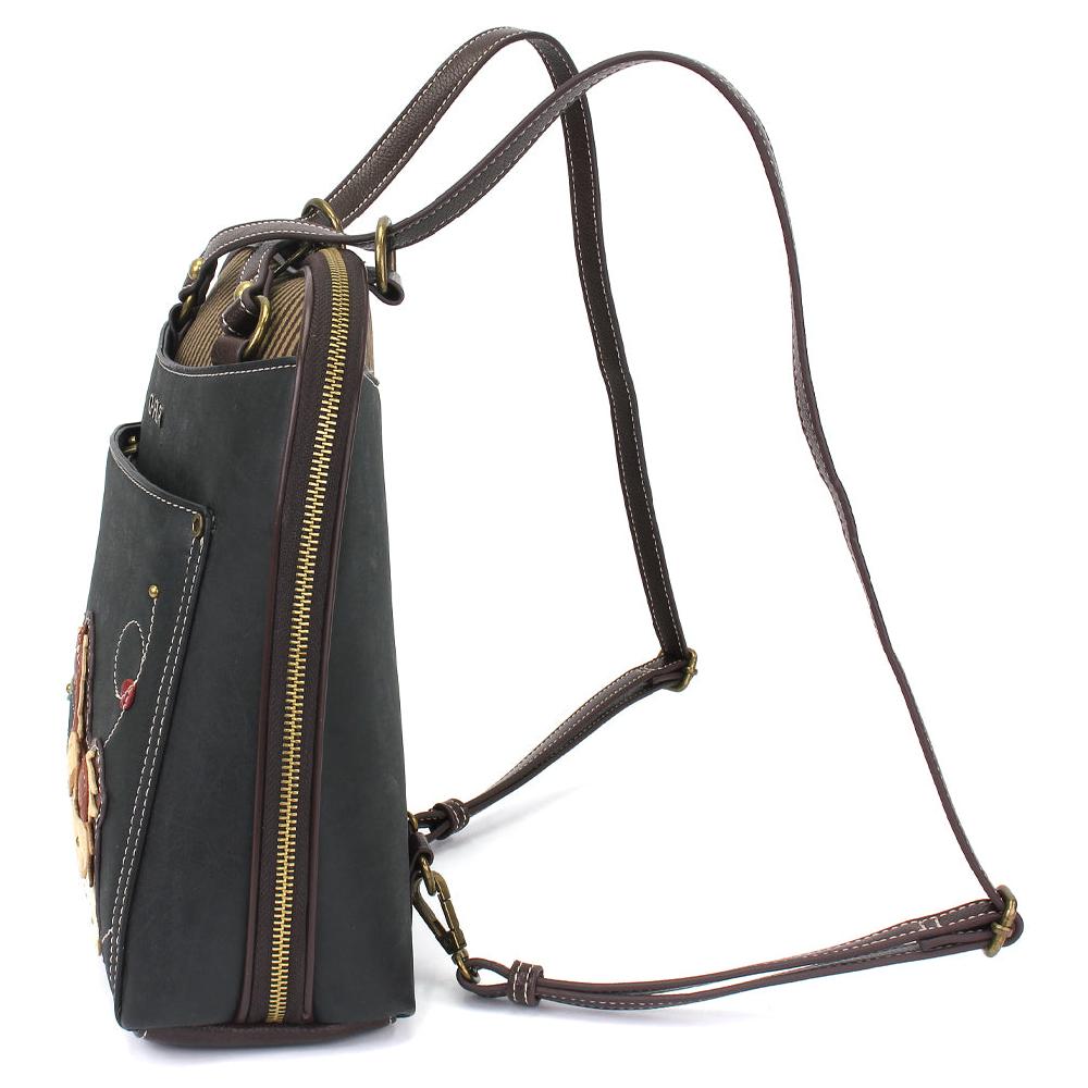 Chala Convertible Backpack Purse - Horse Family