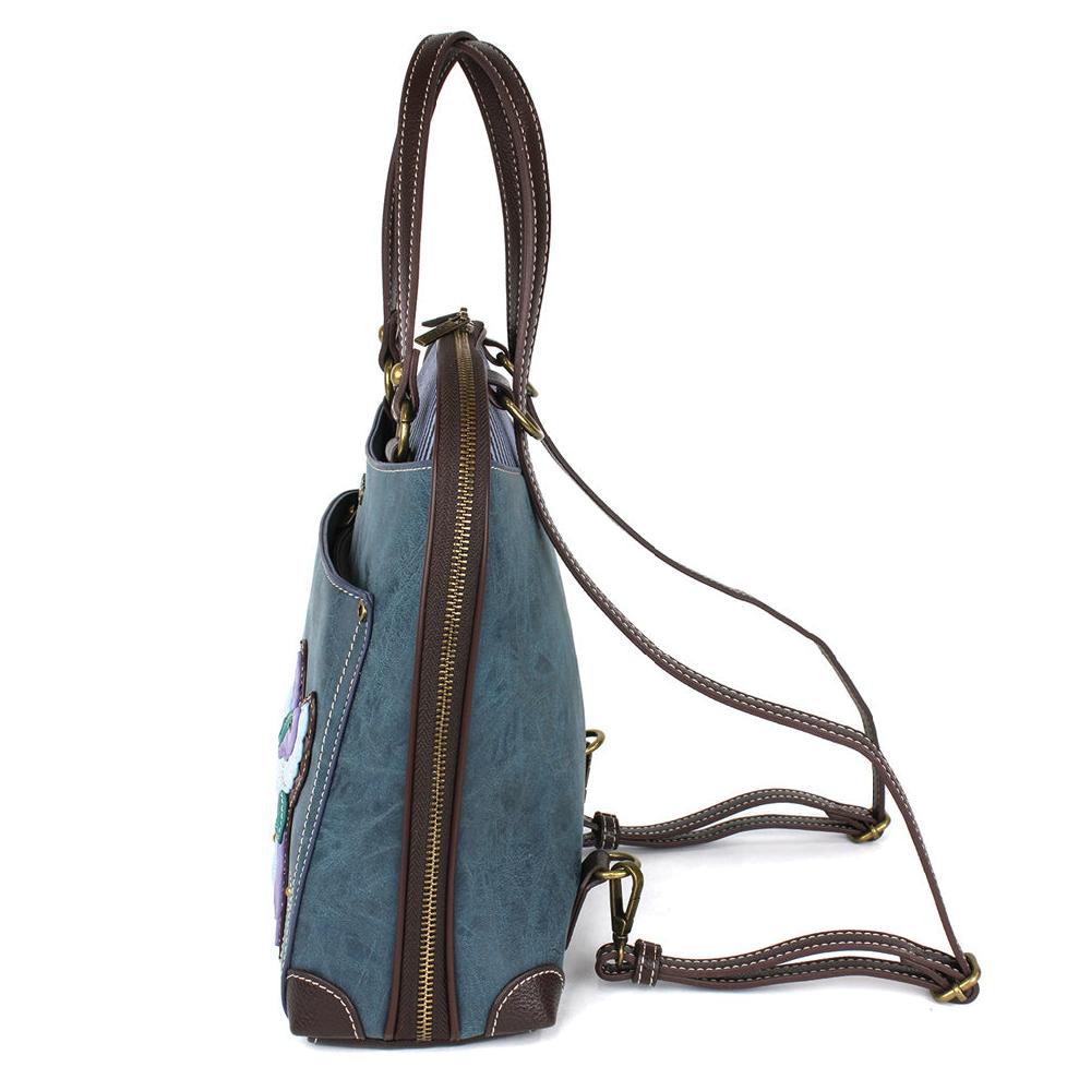 Chala Convertible Backpack Purse - Hummingbird A