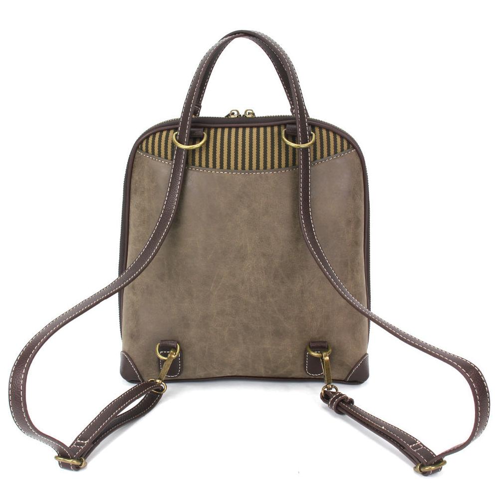 Chala Convertible Backpack Purse - Mushrooms