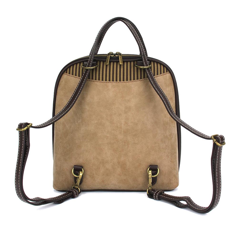 Chala Convertible Backpack Purse - Owls