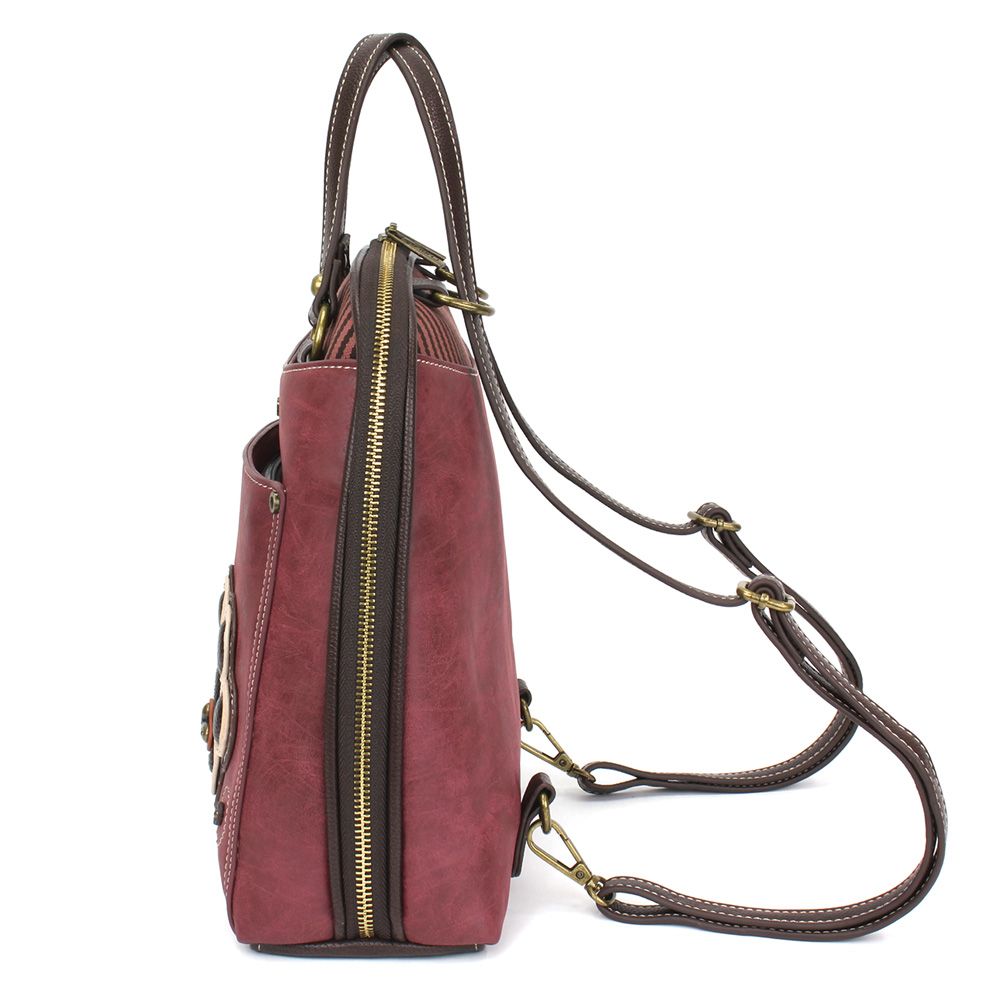 Chala Convertible Backpack Purse - Pawprint