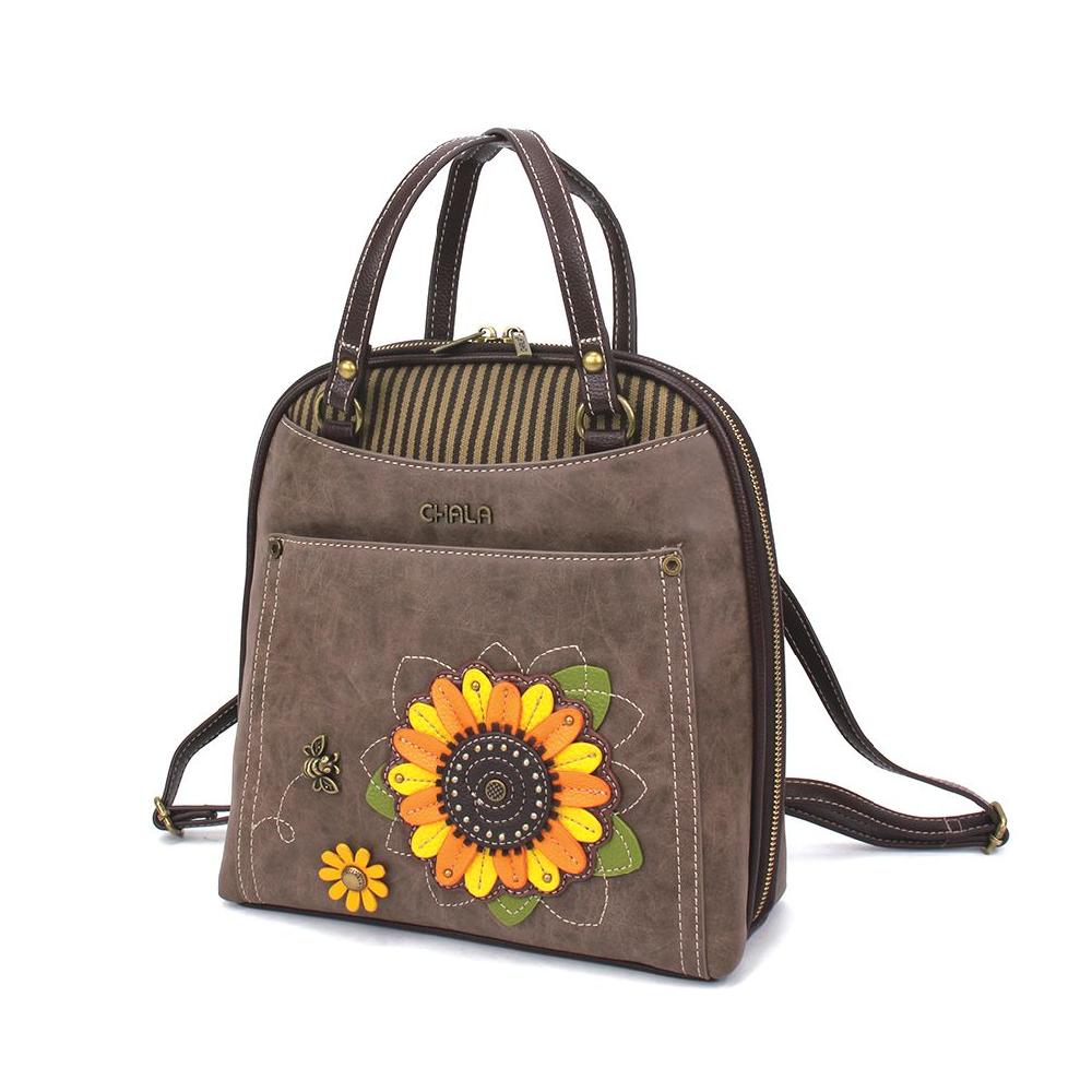 chala Convertible Backpack Purse - Sunflower