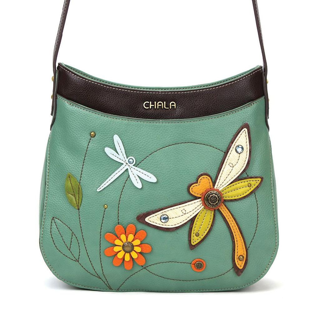 chala Crescent Crossbody - Dragonfly