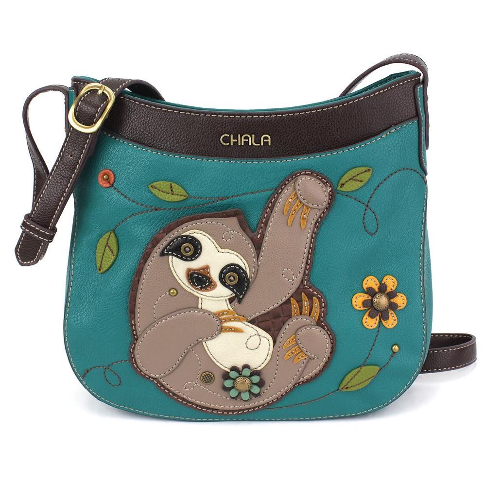 chala Crescent Crossbody - Sloth