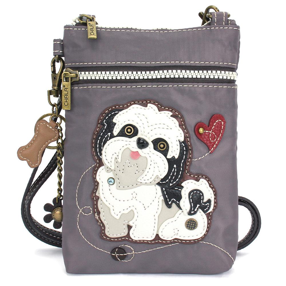 chala CV - Cellphone Xbody - White Shih Tzu