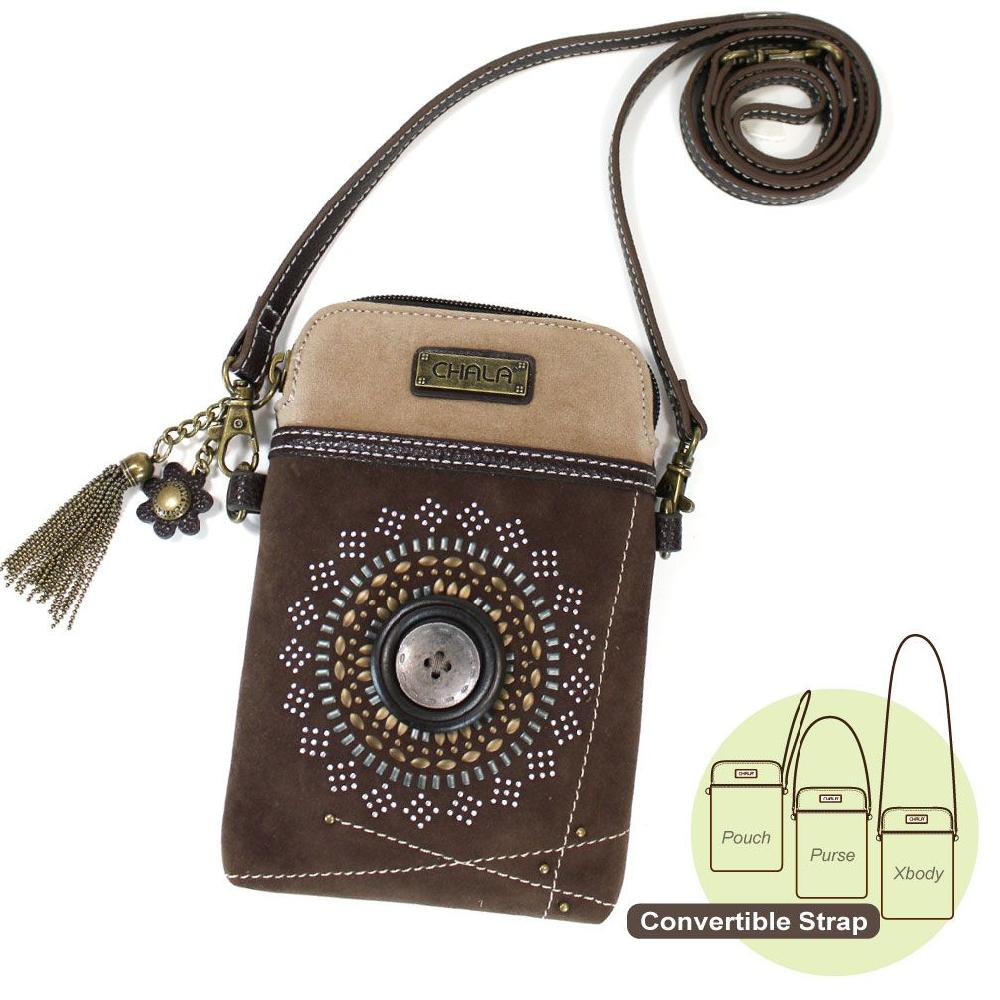 chala Dazzled Cellphone Xbody - Starburst (Dark Brown)