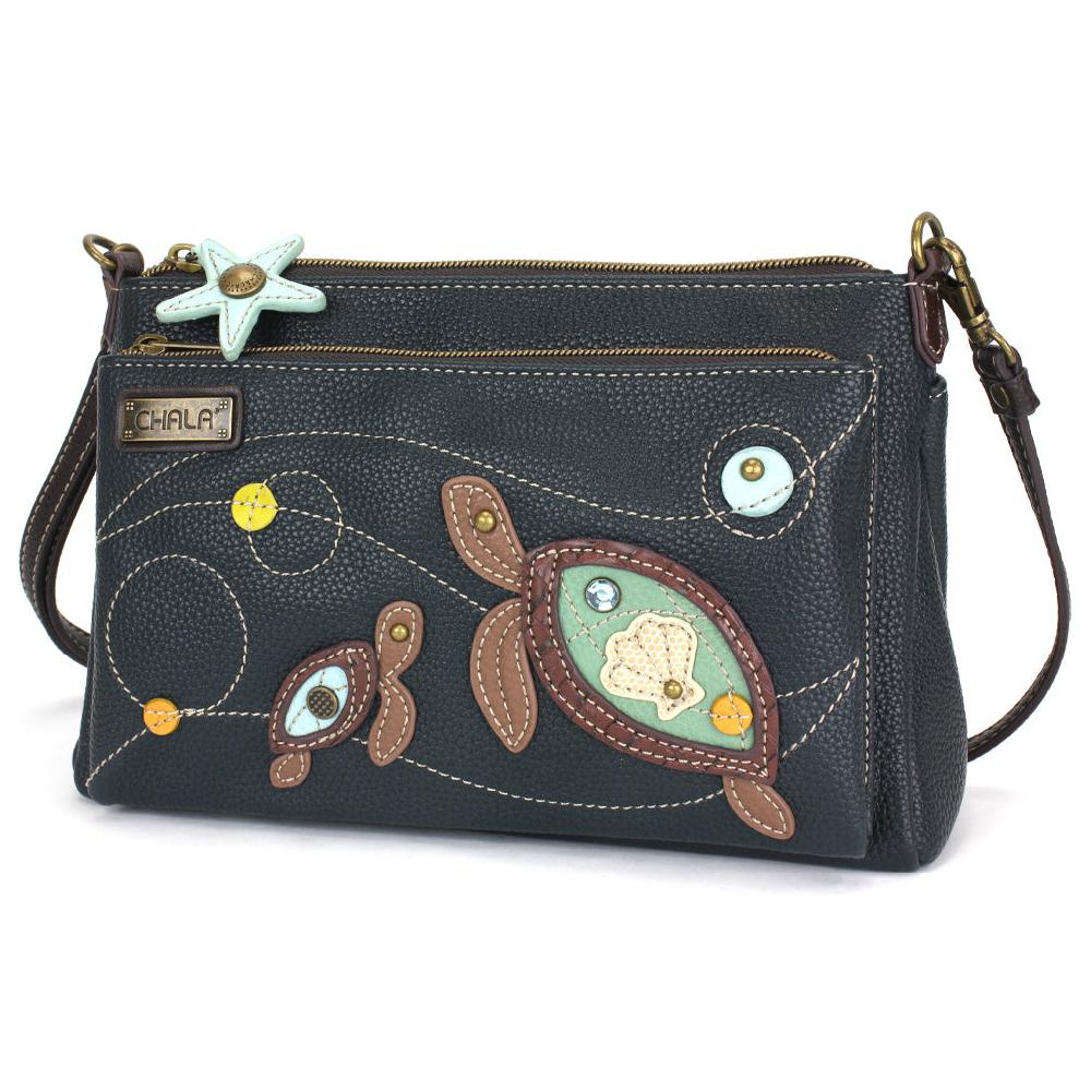 chala Deluxe Crossbody - Two Turtles