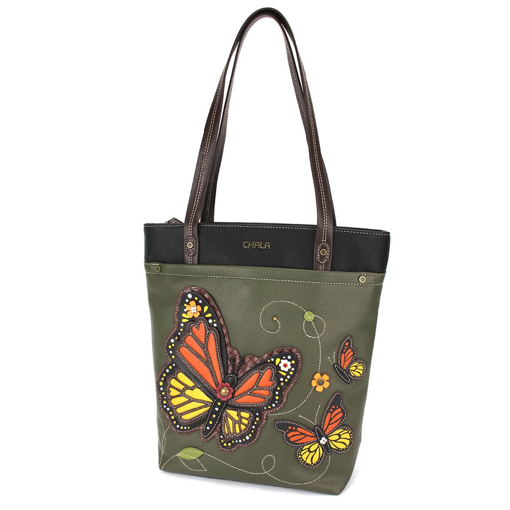 Chala Deluxe Everyday Tote - Monarch Butterfly