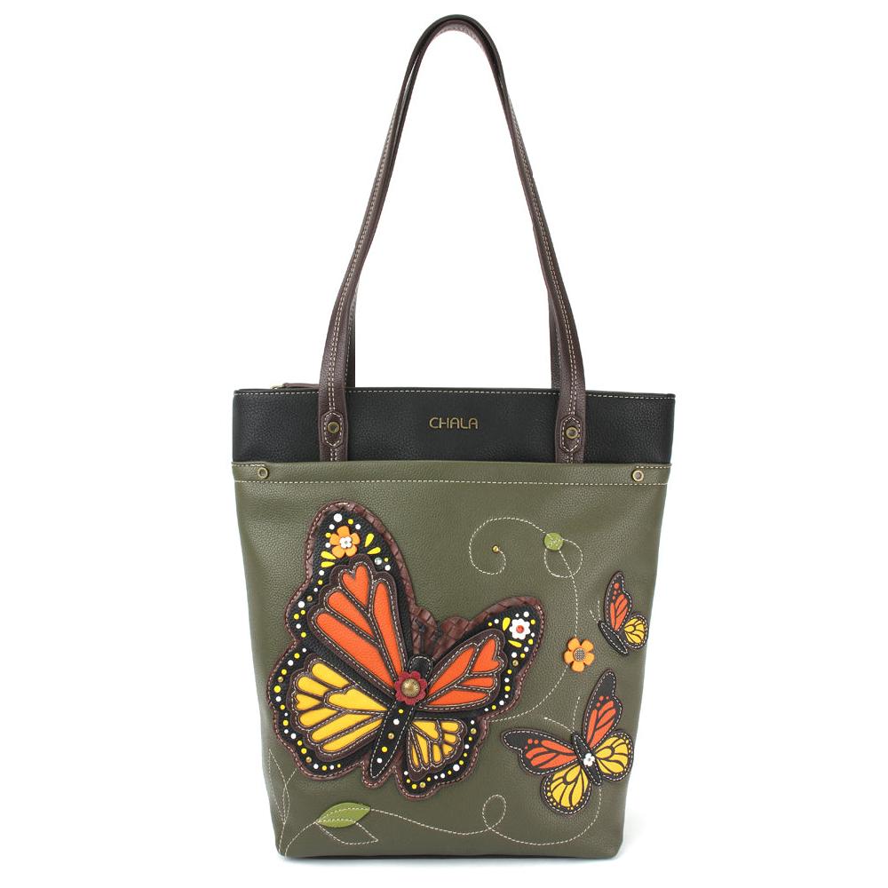 chala Deluxe Everyday Tote - Monarch Butterfly