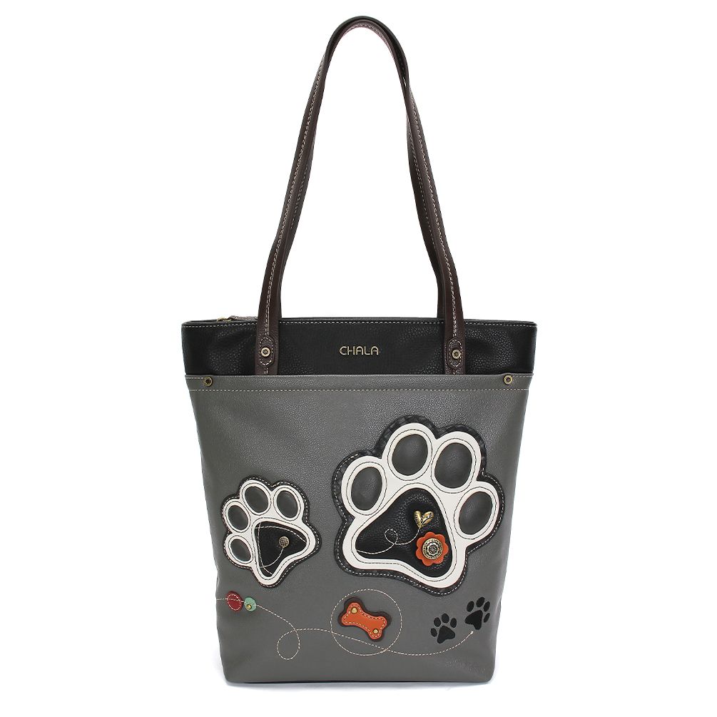 chala Deluxe Everyday Tote - Pawprint