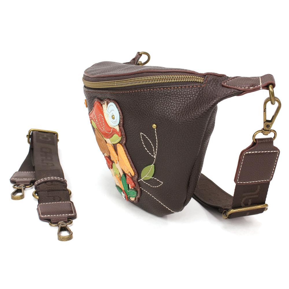 Chala Fanny Pack - Brown Mushrooms