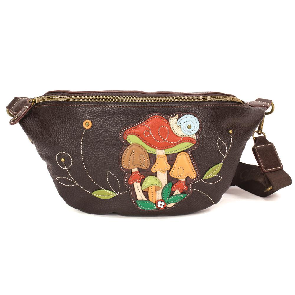 chala Fanny Pack - Brown Mushrooms