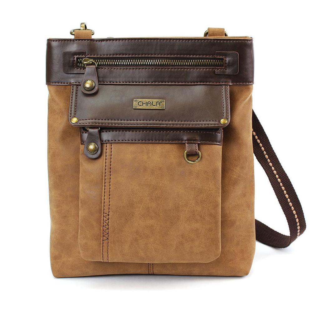 chala Gemini Crossbody - Brown