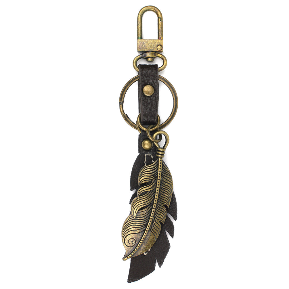 chala Gemini Keychain - Feather