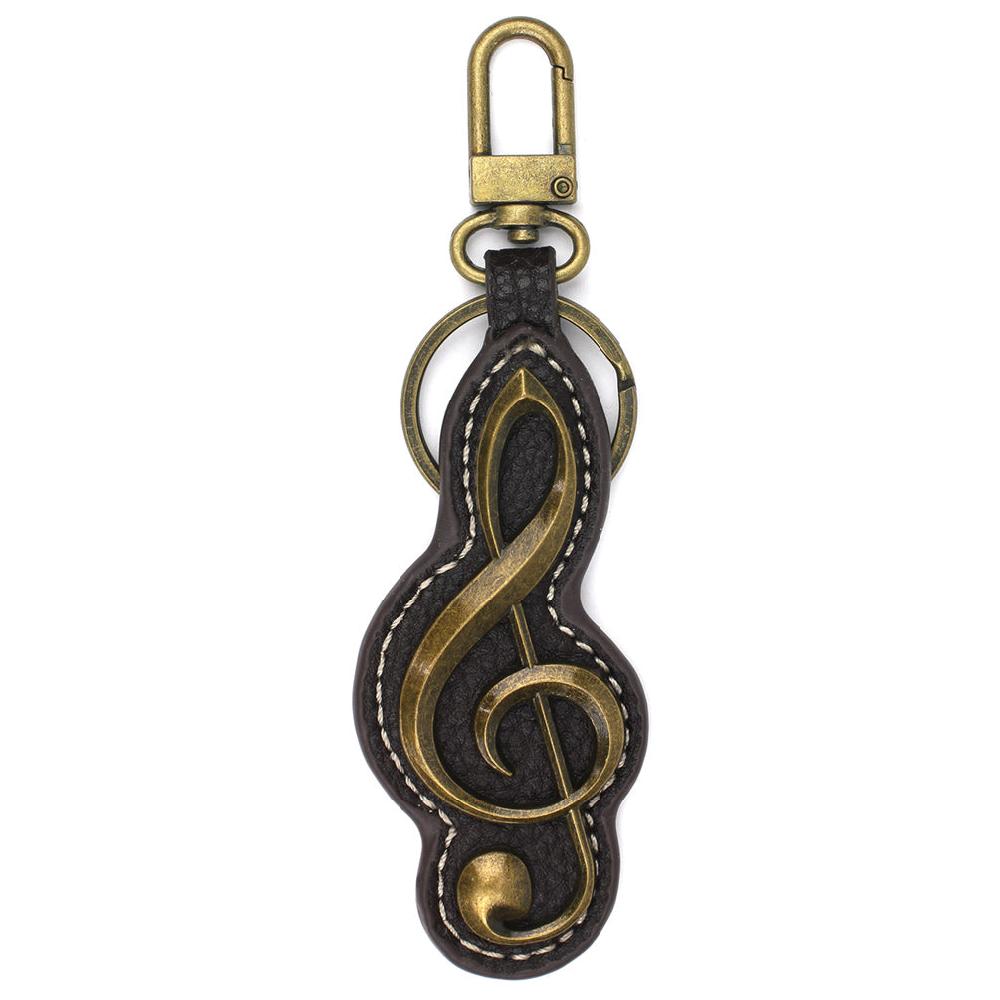 chala Gemini Keychain - Treble Clef