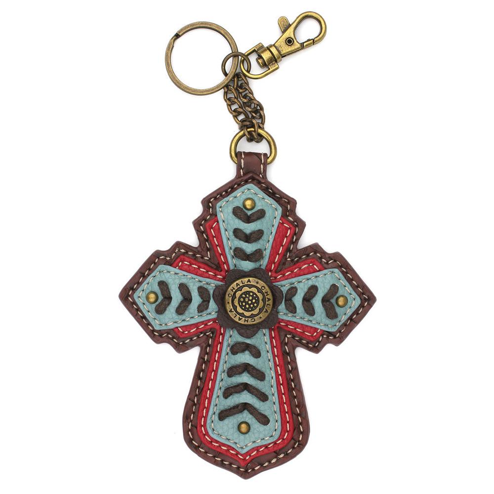chala Key Fob - Chevron Cross