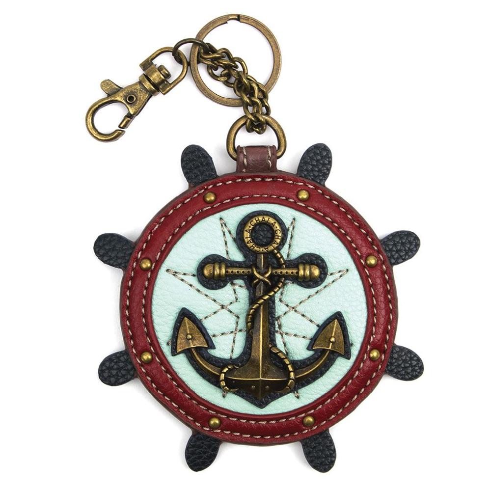 chala Key Fob/Coin Purse - Anchor