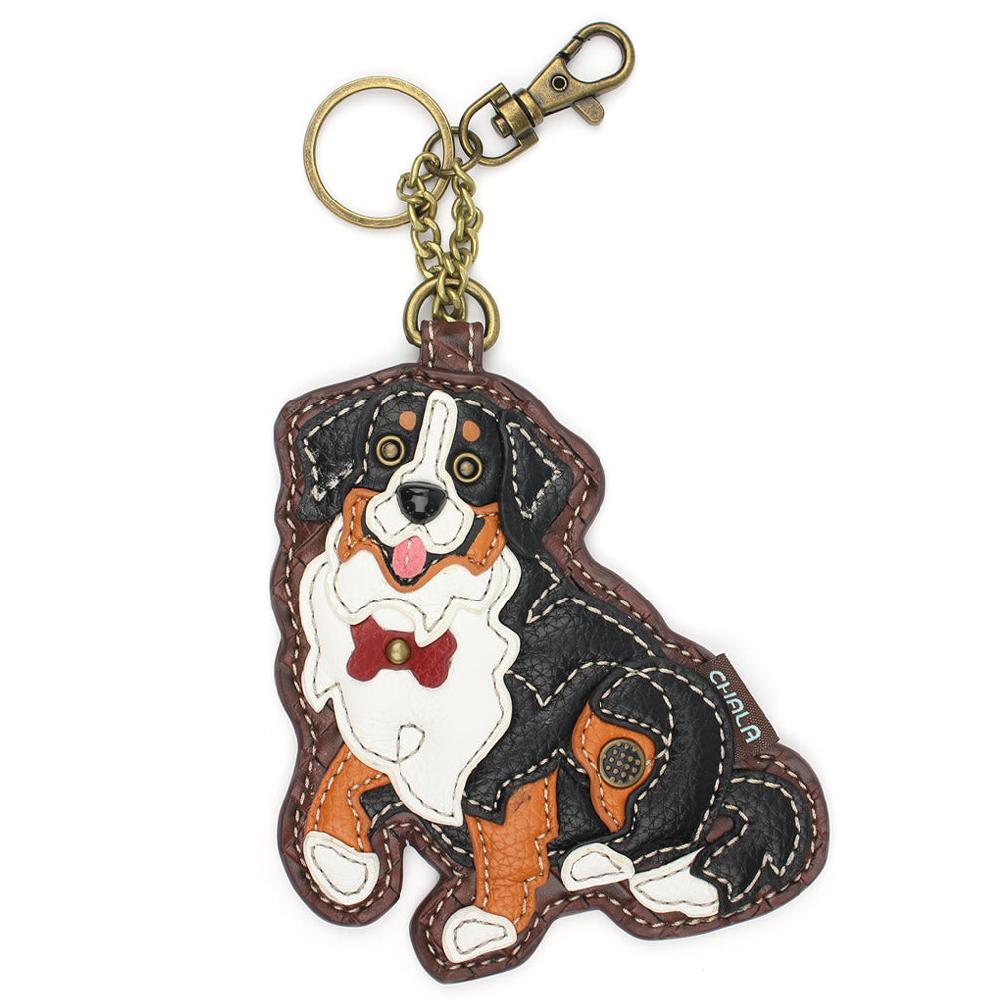chala Key Fob/Coin Purse - Bernese Mountain Dog