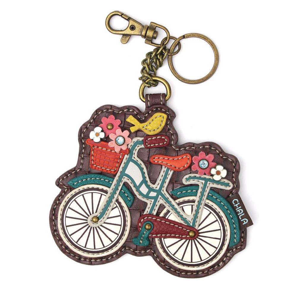 chala Key Fob/Coin Purse - Bicycle